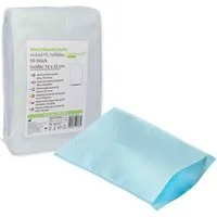 Medi-Inn Waschlappen Waschhandschuhe Airlaid, PE-Innenbeschichtung, 22x16 cm, hellblau