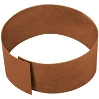 Bellissa Rasenkante Kreis Ø40 cm Höhe 13 cm corten Baumring Beeteinfassung, Lieferzustand blank