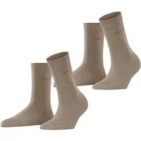 Esprit Socken Uni (2-Paar, 2 Paar) aus elastischem Material, atmungsaktiv, weich, hautfreundlich