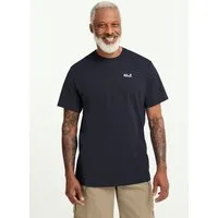 Jack Wolfskin T-Shirt ESSENTIAL T M T-Shirt aus Bio-Baumwolle, atmungsaktiv, weiches Single Jersey
