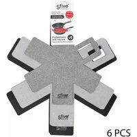 5five Simply Smart Pfannenschoner 6er-Set, Set, 6-tlg.