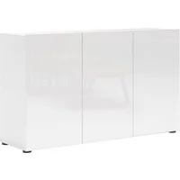 Home affaire Sideboard MISTER, Sideboard,Kommode, Anrichte, mit 4 geräumigen Fächern, Kommode, komplett Hochglanz lackiert, Breite 135cm