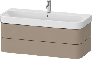 Duravit Happy D.2 Plus Waschtischunterbau wandhängend Leinen Matt 1175x490x415 mm - HP4389075750000 HP4389075750000
