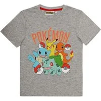 POKÉMON T-Shirt Pokemon T-Shirt Jungen Mädchen Pikachu Poke Shirt mit Pikachu Design