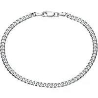 JEWLIX Panzerarmband JEWLIX Unisex Panzerarmband aus 925er Silber 3mm (Länge 19cm) PA0030