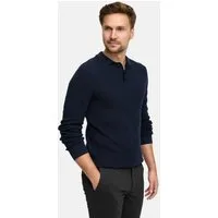 Jeff Strickpullover Herren JFTristan polo Pullover Herrenpullover mit Polokragen und Knopfleiste