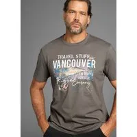 Man's World T-Shirt Kurzarm, bedruckt, Rundhalsausschnitt, aus dehnbarem Jerseystoff