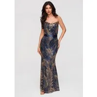 OMBRE Abendkleid ALETTA – Abendkleid Maxi im Meerjungfrauen-Schnitt