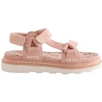 Next Trekkingsandalen Veloursleder mit Klettverschluss Sandale (1-tlg)