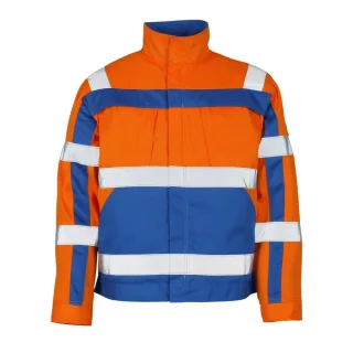 MASCOT Cameta Jacke SAFE COMPETE Hi-vis Orange / Kornblau S - 07109-860-1411-S