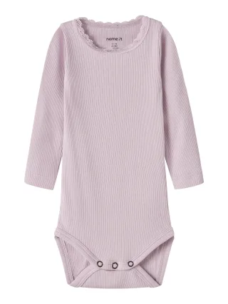 NAME IT - NBFKAB LS BODY NOOS Fragrant Lilac - Gr. - 62