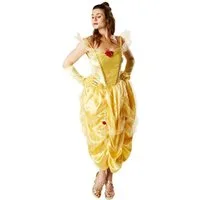 Rubie´s Prinzessin-Kostüm Disney Prinzessin Belle Kostüm Deluxe, Klassische Märchenprinzessin aus dem Disney Universum