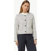 comma Jackenblazer Indoor-Jacke Bouclé-Jacke mit Knopfleiste