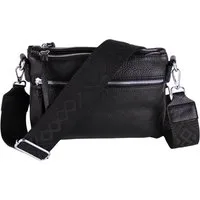 MIRROSI Umhängetasche Damen, Veganleder Crossbody Tasche Bag, Schultertasche (Extra dünnes Design mit einem 5 cm breiten Tragegurt, 24,5x17x3cm (BXHXT), gemusterten & verstellbaren Schulterriemen