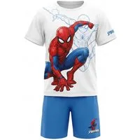 MARVEL Pyjama Marvel Spiderman Kinder Schlafanzug Pyjama Shirt Shorts 100% Baumwolle, Gr. 98 bis 128