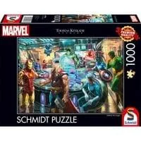 Thomas Kinkade Studios: Marvel - The Avengers, Puzzle 1000 Teile