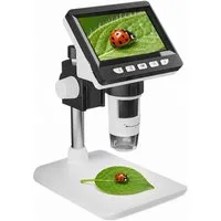 ANYSUN Mikroskop für Kinder 4,3 Zoll 1080P LCD Digitalmikroskop (50x-1000x, Kindermikroskop IPS-Display USB Mikroskope mit LED Licht, PC-Ansicht)