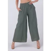 YC Fashion & Style Leinenhose mit hohem Smokbund – bequem & stylisch aus Leinen Basic