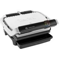 OptiGrill Elite GC750D, Kontaktgrill silber/schwarz, 2.000 Watt