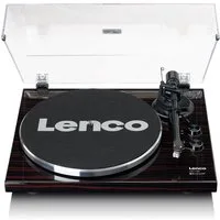 Lenco LBT-189WA Plattenspieler (Riemenantrieb, Bluetooth, Bluetooth®/Cinch Anschluss, USB-Transfer & 33 45 U/min in Walnuss)