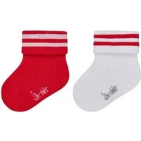 Sterntaler® Basicsocken Baby Socken 2er-Pack Ringel (2-Paar, 2er-Pack) Baby Socken 2er Pack mit Coolmax, klimaregulierend und atmungsaktiv