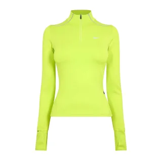 Nike - "Swift" Oberteil für Damen, mit kurzem Reißverschluss, Jersey (Silber)