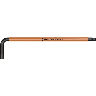 Wera 950 SPKL HF Winkelschlüssel Multicolour metrisch, BlackLaser, mit Haltefunktion Mangoorange - 05022202001