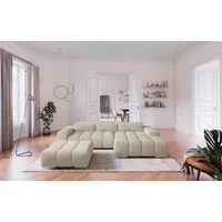 COTTA Ecksofa Orion L-Form, B: 307 cm, 2x Kopfteilverstellung & 3 Nierenkissen