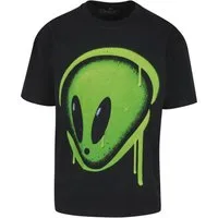 MisterTee T-Shirt MisterTee Dripping Alien Head Oversize Tee (1-tlg)