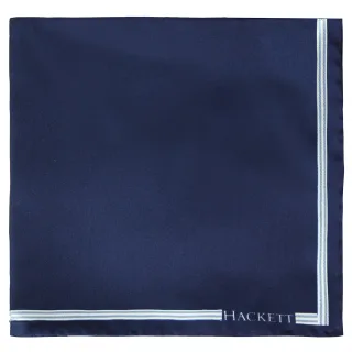 Hackett London Satin Solid Herren Navy Taschentuch