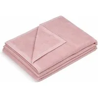 Wohndecke Cotton Home, Biederlack, im Uni Design, Kuscheldecke