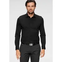 OLYMP Langarmhemd Luxor 24/Seven modern fit Jerseyshirt mit geruchshemmenden Materialeigenschaften