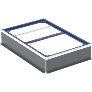 Geberit Duofix Installationsrahmen für Duschfläche 110-140 cm, für sieben Füße: 120x80cm,, 551506001 551506001
