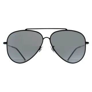 Ray-Ban Aviator Unisex Schwarz Silber Spiegel RB0101S Aviator zurück