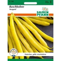 SAMEN PFANN Gemüsesamen Buschbohne, Berggold - Bohnen-Samen Saatgut Samen, Phaseolus vulgaris