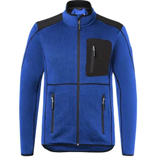 KÜBLER WEATHER Strickjacke kbl.blau/schwarz 4XL - 1443 6339-4699-4XL