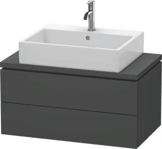 Duravit L-Cube Konsolenwaschtischunterbau wandhängend Graphit Matt 820x477x400 mm - LC580704949 LC580704949