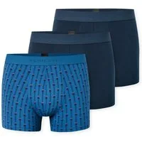 Schiesser Boxer 95/5 Multipacks (3er Pack) ohne Eingriff, softer Logo-Webgummibund