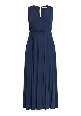 Betty & Co - Plisseekleid Dunkelblau - Gr. - 40