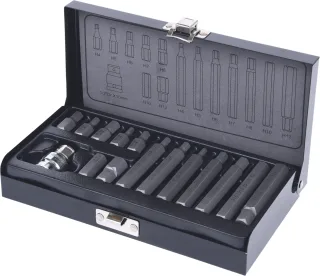 KS Tools 10mm Bit-Satz, 15-tlg, Innensechskant - 911.5040