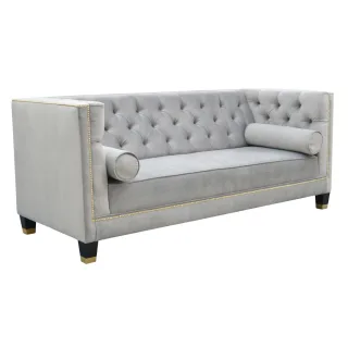 Polstersofa Sofa 2-Sitzer ELISABETTA Massivholz Buche