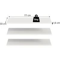 Home affaire Einlegeboden 3er Set, Breite 77cm (3 St), in verschiedenen Farben erhältlich, Fachböden, Böden, E-Böden,Bodenset