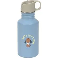 LÄSSIG Trinkflasche Lässig Trinkflasche Kinder - Edelstahl 500 ml, Pattern Party, Blau