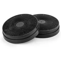 Klarstein Aktivkohlefilter CGCH2 Aktivkohlefilter 2er-Set Ø 17,5 cm Dunstabzug Umluft Ersatz, Filter-Set für Klarstein-Hauben Geruchsfilter Ø 17,5 cm