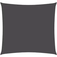 vidaXL Sonnensegel Sonnensegel Oxford-Gewebe Quadratisch 3x3 m Anthrazit, (1-tlg)