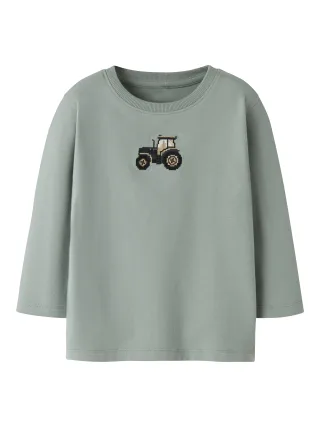 NAME IT - NMMLANCE LS NREG TOP BOX Green Milieu - Gr. - 128