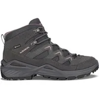 Lowa Sirkos Evo GTX Mid (wasserdicht) graphitgrau/altrosa Damen Wanderschuh