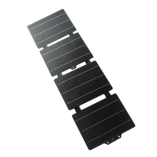 25W Portable Flexible ETFE Solar Folding Pack Outdoor Mobile Power Charger Panel USB/DC/Type-C