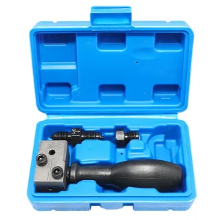 Universal Brake Line Flaring Tool Kit Steel 3/16 Inch Double-Sided Flare Tool 45 Degree Automotive Brake Line Repair Pre