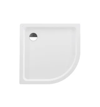 LAUFEN Viertelkreis Duschwanne Platina Stahl inkl.Schallschutz 1000x1000x65 weiß, H2150190000401 H2150190000401